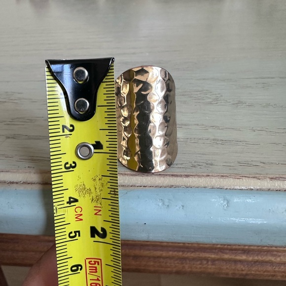 Textured Gold Ring - Picture 4 of 4